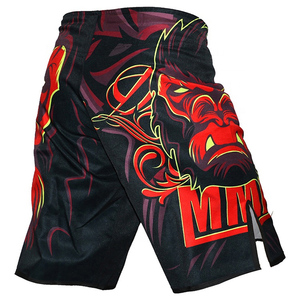 กางเกงชก MMA แบบขายส่งสั่งทำพิเศษสำหรับผู้ชาย พิมพ์ลายแบบ Sublimation ราคาถูก - Product Image 2