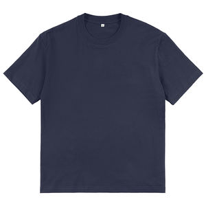 T-shirt en coton uni pour homme, doux, respirant, décontracté, manches courtes, couleur unie, vêtements d'été, approvisionnement en gros personnalisé - Product Image 3