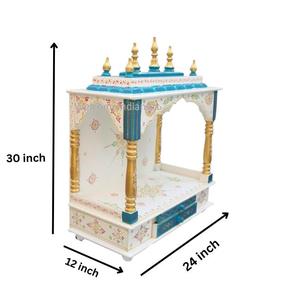 Designer Ethnic Indian Style Mandir-Accessoire de décoration de bureau - Product Image 3