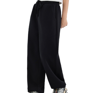 Custom 445gsm Embroidered Custom Logo Essential Fleece Casual Canvas <b>Men's</b> High Quality Pullover Sweatpants Heavyweight Straight - Product Image 5