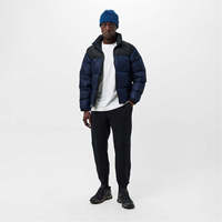 EQUILUX HANDCRAFT BOUTIQUE Blouson bomber matelassé à capuche pour homme, léger, rembourré en coton, coupe-vent, streetwear décontracté, OEM