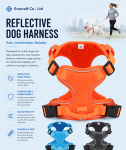 <b>Dog</b> Harness Medium Size Adjustable Breathable Padded Reflective Sport Style for Active <b>Dogs</b> - Product Image 2