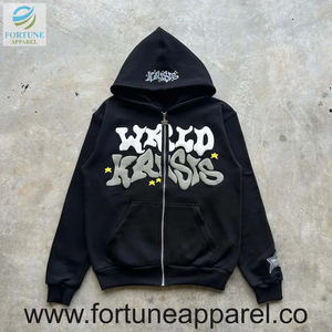 Whole Sale Custom Premium Black color hoodies for men as per customer requirement and demand. - Product Image 4