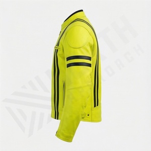 Chaqueta de Motociclista de Cuero Genuino para Hombre de la Mejor Calidad, Nueva Colección de Invierno, Chaquetas de Motocicleta con Protecciones Desmontables Personalizadas - Product Image 3