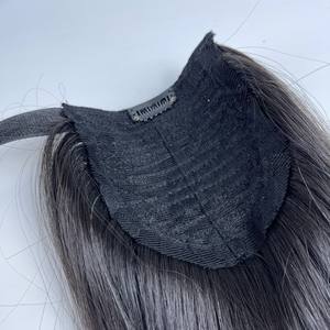 Queue de cheval vietnamien cheveux humains 100% cheveux bruts couleur naturelle de très haute qualité, cheveux raides meilleur prix - Product Image 3