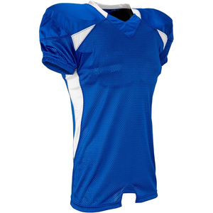 American Football Jersey V-Neck Short Sleeve Mesh 100 Polyester Moisture Wicking Adult Men <b>Athletic</b> Wear - Product Image 3