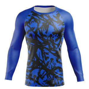 Customize Your Own Logo Sublimated Full Sleeve Rash Guard MMA Rash Guard BJJ Rash Guard <b>Compression</b> <b>Shirt</b> MMA Rashguard <b>for</b> <b>Men</b> - Product Image 4