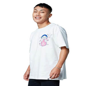 Camiseta de algodón estampada para hombre, estilo urbano, de verano, con hombros descubiertos, camiseta oversize para hombre - Product Image 3