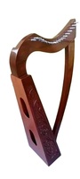 Harpe à 19 cordes en bois de rose, design traditionnel, personnalisable, son parfait, instrument de musique folklorique irlandais pour les amateurs de musique et les débutants