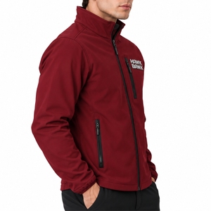 <b>Men</b>’s <b>Lightweight</b> Softshell Full Zip Outdoor <b>Jacket</b> Regular Fit Polyester Material Flexible Sleeve Fit Clean Outdoor Style - Product Image 3