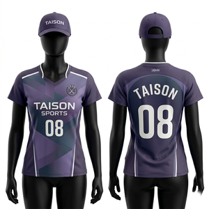 Maillot de hockey sur gazon pour femmes en tissu maille polyester GSM premium, vert menthe, panneaux géométriques, léger, respirant, logo sublimé - Product Image 3