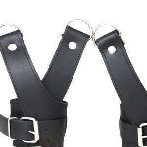 Premium Leather Wrist and Ankle Cuffs <b>for</b> BDSM Control Play - Product Image 5