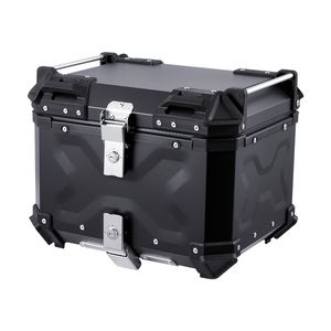Maleta Superior Desmontable Impermeable para Motocicleta de 45L, Caja Trasera Universal de Aleación de Aluminio para Moto con Forro de Cuero - Product Image 5