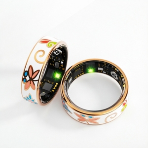 Anillo Inteligente de Acero Inoxidable para Mujer 2026, Monitor de Presión Arterial y Sueño, Control por Aplicación, Resistente al Agua IP68, Rastreador de Salud - Product Image 1