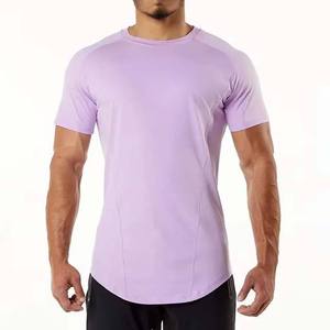 Men's High Street Style Short Sleeve Crew Neck Tee High Quality Cotton Breathable Regular Fit Summer Wear - Product Image 1