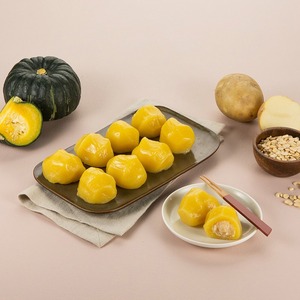[MILWON] Gâteau de riz à la citrouille coréen, gâteau de riz à la citrouille avec une texture moelleuse, produit alimentaire coréen pour l'épicerie coréenne - Product Image 1