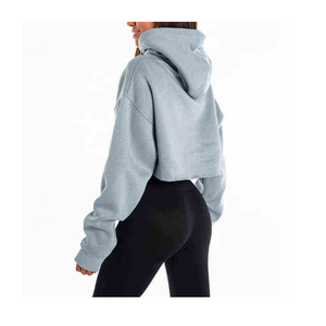 Sudadera con Capucha de Alta Calidad para Mujer, Estilo Oversize, Ligera, con Estampado Puff, Teñido Liso, Hombros Caídos, Ideal para Invierno, Superventas - Product Image 6