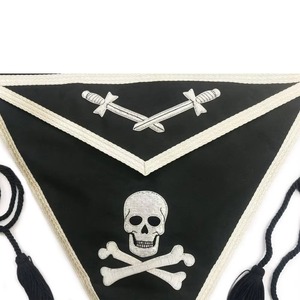 Conjunto de Delantal y Cuello Reversibles Estilo Real, 100% Tela, Diseño Exclusivo, Logotipo Personalizado, Conjunto Formal para Ceremonias - Product Image 2