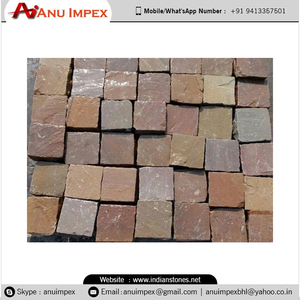 Pavés en pierre naturelle multicolores avec tailles et finitions personnalisées pour les marchés de la construction mondiaux - Product Image 6