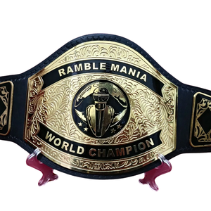 Ceinture de champion du monde personnalisée Ramble Mania, trophée de lutte de haute qualité - Product Image 2