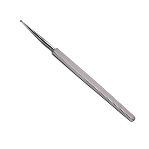 Surgical Stainless Steel Manual Buck Ear Curettes Blunt 165mm 44-610-010 Precision ENT <b>Instrument</b> Reusable High-<b>Temperature</b> - Product Image 4