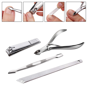 12 Pièces Kits de Manucure pour Bébés en Acier Inoxydable Allemand 7-en-1 Ciseaux à Cuticules Pince à Cuticules Repousse-Cuticules Boîte d'Outils de Beauté Professionnels - Product Image 5