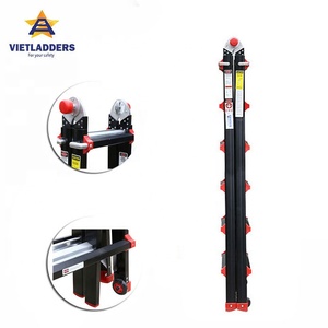 บันไดอลูมิเนียมพับได้อเนกประสงค์ทรงตัวไอ รุ่น EN131 NVLB-45 สไตล์อุตสาหกรรม สำหรับใช้ในบ้าน - Product Image 6