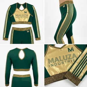 Uniformes de porristas económicos al por mayor, ropa de equipo personalizada con sublimación impresa para jóvenes, niños y adultos, ropa de porristas - Product Image 6