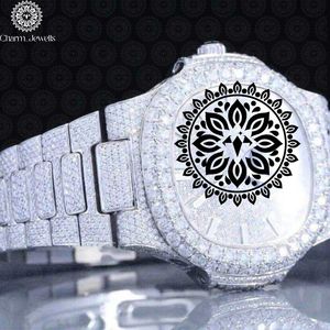 Charm Jewells – montre de luxe en acier inoxydable pour femmes, cadran analogique rond de 38mm, mouvement à Quartz en cristal saphir, mode féminine - Product Image 4