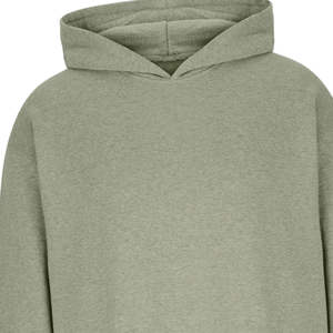 Sweat à capuche uni oversize en molleton épais, style streetwear, avec logo personnalisé, en coton, chaud et épais pour l'hiver, décontracté, OEM ODM - Product Image 3