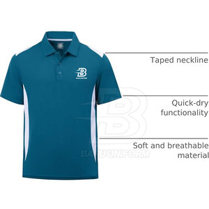Polos pour hommes de haute qualité, couleur personnalisée, coupe ajustée, polos pour hommes avec logo personnalisé - Product Image 2