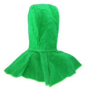 Capuche de soudeur en cuir de vachette ignifuge pour la protection industrielle à haut risque et la protection de la tête - Product Image 4