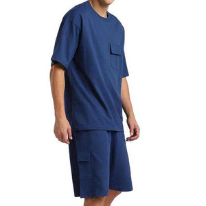 <b>Men</b> <b>Beach</b> Resort Wear <b>Shirt</b> And Shorts Set Lightweight Travel Outfit Supplier Wholesale OEM ODM - Product Image 5