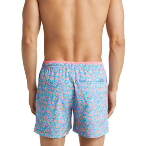 <b>Men's</b> Floral Printed Board Shorts Quick Dry Elastic Waist Casual Swim <b>Trunks</b> Short Length <b>Mens</b> Soft Cotton Denim Shorts - Product Image 1