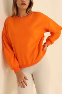 2023 dernière sublimation logo personnalisé sweat-shirt femme dans différents styles sweats en coton personnalisés sans capuche - Product Image 4