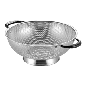 Colador de acero de silicona de grado alimenticio, colador de cocina, Ahorrador de espacio, colador plegable, bolsa de plástico con logotipo - Product Image 2