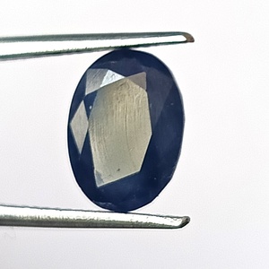 Saphir bleu naturel de 4,20 carats provenant de Birmanie, taille ovale facettée, non chauffé, pierre précieuse non montée - Product Image 2