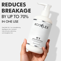 Kooplex 120ml Krim Rebonding Rambut Label Pribadi Produk Perawatan Rambut Memperbaiki Melindungi Memperkuat Rambut untuk Penggunaan Perawatan Salon