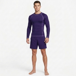 <b>Mens</b> <b>Compression</b> Training <b>Shirt</b> Long Sleeve Athletic Workout Base Layer Breathable Quick Dry Fitness Sports Apparel - Product Image 4