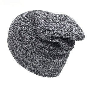 Gorro de Punto de Algodón para Hombre, Estilo Casual de Invierno, Gorro Holgado, Gorro de Esquí, Gorro Urbano, Gorro de Color Sólido de Alta Calidad - Product Image 2