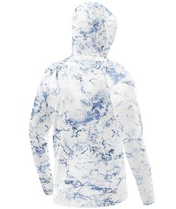 Vêtements de pêche pour hommes, chemises de pêche à capuche avec masque, protection solaire UPF 50+, 100% polyester, légères, protection solaire - Product Image 2