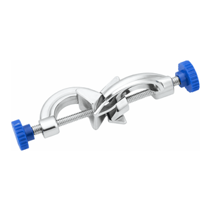 Support de serrage en aluminium chromé à 90 degrés pour verrerie de laboratoire - Product Image 3