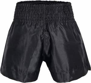 Pantalones Cortos de Boxeo Muay Thai y MMA Personalizados al por Mayor, 100% Poliéster Elástico, Teñido Liso, Ropa de Lucha de Artes Marciales - Product Image 2