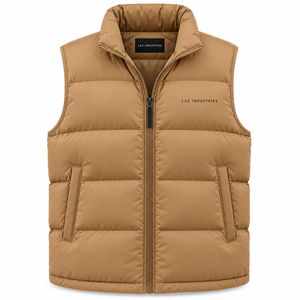 Chaleco Acolchado Exclusivo para Hombre, Transpirable, sin Mangas, Cuello Redondo, Nuevo, Cálido para Invierno, Relleno de Poliéster, Diseño Multipanel - Product Image 1