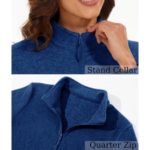 Sudadera de Golf Personalizada con Logotipo de Diseño Exclusivo, Media Cremallera, Transpirable, de Secado Rápido, Alta Calidad, 100% Poliéster, Corte Regular para Mujer - Product Image 3