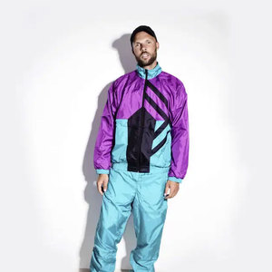 Conjunto Deportivo Impermeable y Transpirable para Hombre, Chaqueta con Capucha y Cierre de Cordón, Pantalones Deportivos, Ropa Urbana - Product Image 2