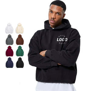 Sweat-shirts à capuche pour hommes, style streetwear, effet délavé, avec logo personnalisé en relief 3D, pour l'hiver, grandes tailles, coupe ample, imperméables - Product Image 6