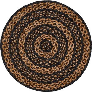 Autumn Leaf Braided Handcrafted Round Fabric <b>Drink</b> <b>Coasters</b> <b>for</b> Coffee Dining Table Home Decor - Product Image 3