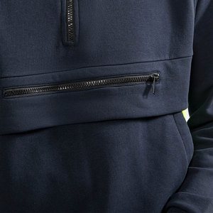 Sudadera con Capucha para Hombre, Corte Regular, Diseño de Bloques de Color, Forro Polar, Estilo Casual para Otoño, Tejido de Punto, con Bolsillos - Product Image 6