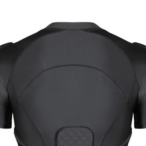 Camiseta Deportiva de Compresión Acolchada de Manga Corta para Hombre, Protección Rib Guard, Camiseta Interior Ligera Acolchada de Manga Corta - Product Image 5